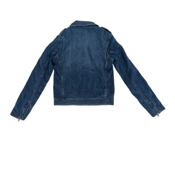 GAP 1969 Front Zip Front Zipper Pockets Jean Jacket Size Small Tall Women's - Picture 4 of 6